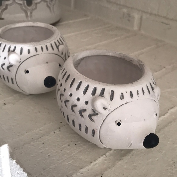 Set of 2 Porcupine Planters NWOT - Picture 8 of 13